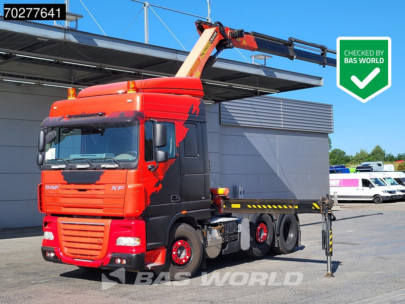 DAF XF 410 XF 6X2 Hydraulik Lift+Lenkachse Kran Palfinger PK20002 Euro 5 - Çekici: fotoğraf 1 DAF XF 410 XF 6X2 Hydraulik Lift+Lenkachse Kran Palfinger PK20002 Euro 5 - Çekici: fotoğraf 1