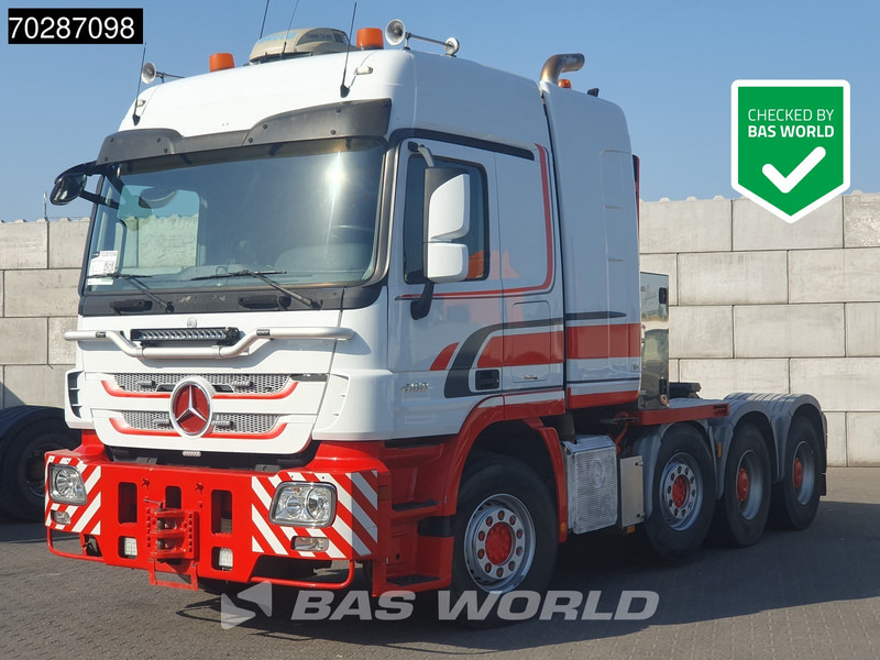 Mercedes-Benz Actros 4160 8X4 250T! WSK Manual Big-Axle Steelsuspension Lift+Lenkachse Standklima Euro 5 - Çekici: fotoğraf 1 Mercedes-Benz Actros 4160 8X4 250T! WSK Manual Big-Axle Steelsuspension Lift+Lenkachse Standklima Euro 5 - Çekici: fotoğraf 1