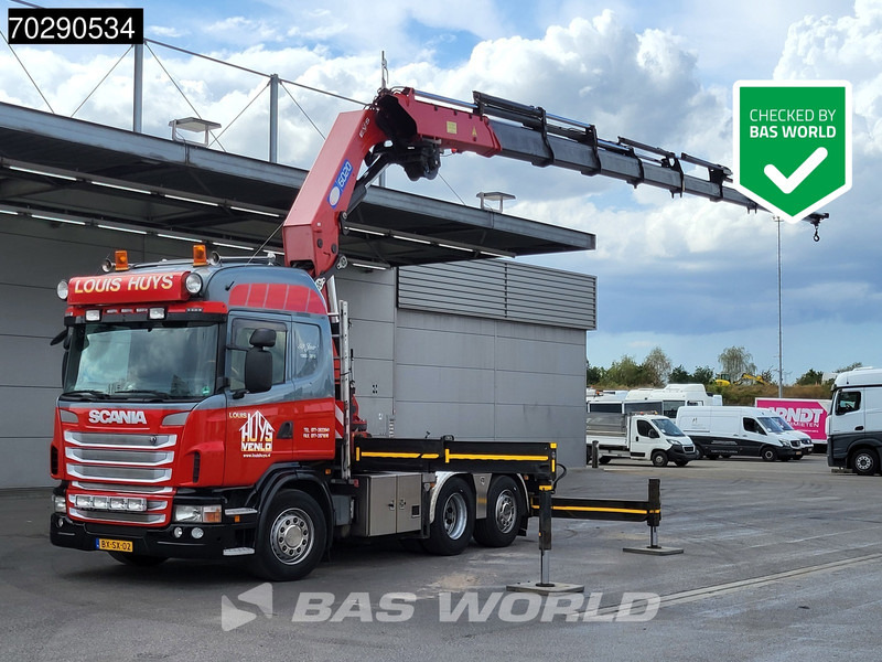Scania G440 6X2 NL Crane Truck HMF 6020 K8 Kran Winch Retarder Lift-Steering Axle - Çekici: fotoğraf 1 Scania G440 6X2 NL Crane Truck HMF 6020 K8 Kran Winch Retarder Lift-Steering Axle - Çekici: fotoğraf 1