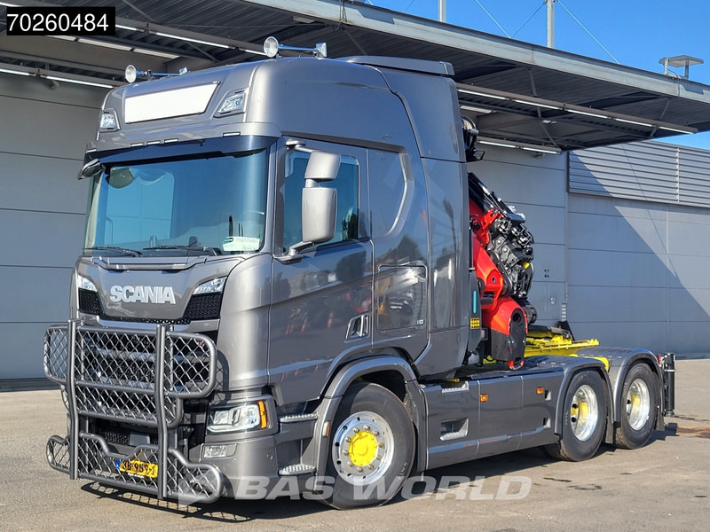 Çekici Scania R540 6X2 NEW CRANE Palfinger 370 TEC + JIB + WINCH Euro 6: fotoğraf 11