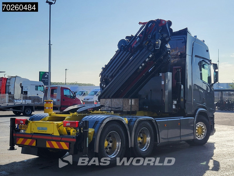 Çekici Scania R540 6X2 NEW CRANE Palfinger 370 TEC + JIB + WINCH Euro 6: fotoğraf 10