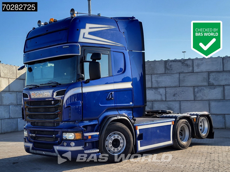 Scania R730 R 6X2 Open Exhaust! Retarder Full-Air Hydraulik Liftachse Euro 5 - Çekici: fotoğraf 1 Scania R730 R 6X2 Open Exhaust! Retarder Full-Air Hydraulik Liftachse Euro 5 - Çekici: fotoğraf 1