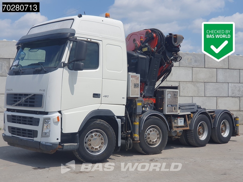 Çekici Volvo FH 460 FH 8X4 Manual Fassi F900A XP.27 Crane+Winch Big-Axle Lenkachse Kran Euro 3: fotoğraf 8