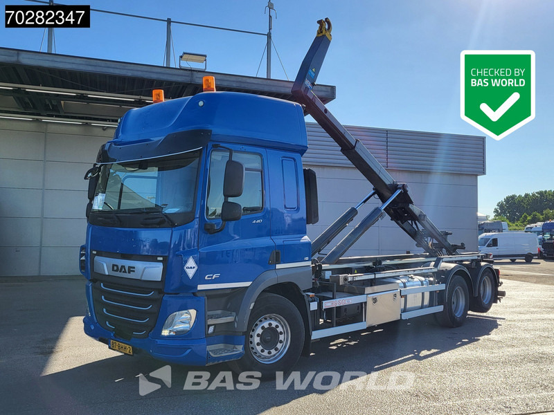 DAF CF 440 6X2 NL-Truck 21tons VDL containersystem ACC Euro 6 - Kancalı yükleyici kamyon: fotoğraf 1 DAF CF 440 6X2 NL-Truck 21tons VDL containersystem ACC Euro 6 - Kancalı yükleyici kamyon: fotoğraf 1