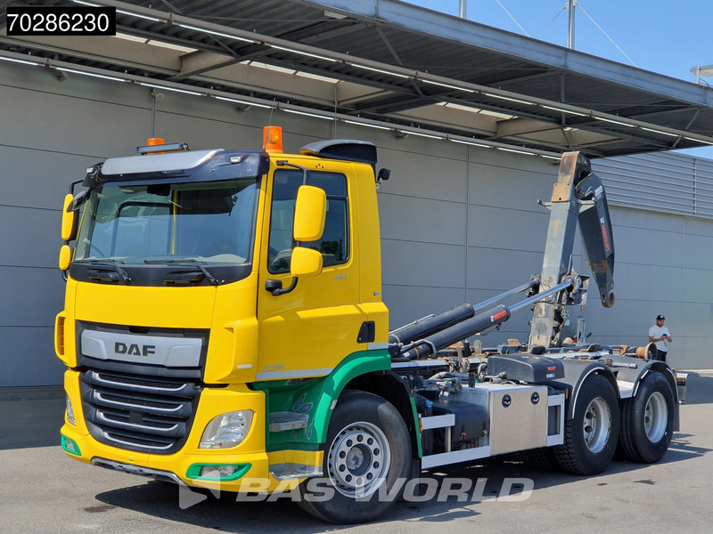 DAF CF 450 CF 6X2 HIAB 20ZL53 Hooklift LiftAxle Automatic 20 Tonnes ACC Euro 6 - Kancalı yükleyici kamyon: fotoğraf 3 DAF CF 450 CF 6X2 HIAB 20ZL53 Hooklift LiftAxle Automatic 20 Tonnes ACC Euro 6 - Kancalı yükleyici kamyon: fotoğraf 3