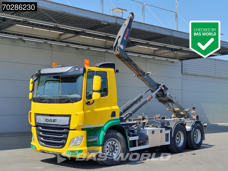 DAF CF 450 CF 6X2 HIAB 20ZL53 Hooklift LiftAxle Automatic 20 Tonnes ACC Euro 6 - Kancalı yükleyici kamyon: fotoğraf 1 DAF CF 450 CF 6X2 HIAB 20ZL53 Hooklift LiftAxle Automatic 20 Tonnes ACC Euro 6 - Kancalı yükleyici kamyon: fotoğraf 1