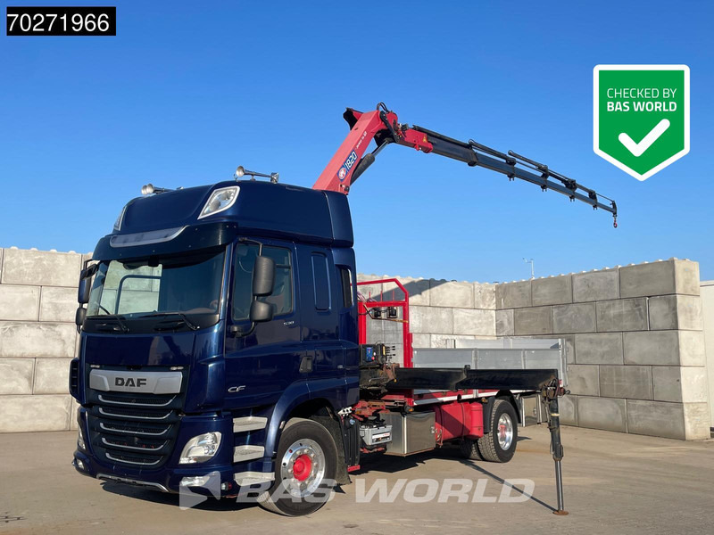 DAF CF 530 4X2 HMF 1820-RC Kran Crane Retarder Space cab Euro 6 - Sal/ Açık kasa kamyon, Vinçli kamyon: fotoğraf 1 DAF CF 530 4X2 HMF 1820-RC Kran Crane Retarder Space cab Euro 6 - Sal/ Açık kasa kamyon, Vinçli kamyon: fotoğraf 1