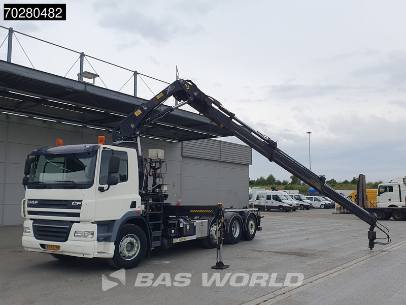 DAF CF85.360 8X2 NL-Truck Hiab 211 E-3 Hipro Kran 21tons Multilift Lift+steering Euro 5 - Kancalı yükleyici kamyon, Vinçli kamyon: fotoğraf 5 DAF CF85.360 8X2 NL-Truck Hiab 211 E-3 Hipro Kran 21tons Multilift Lift+steering Euro 5 - Kancalı yükleyici kamyon, Vinçli kamyon: fotoğraf 5