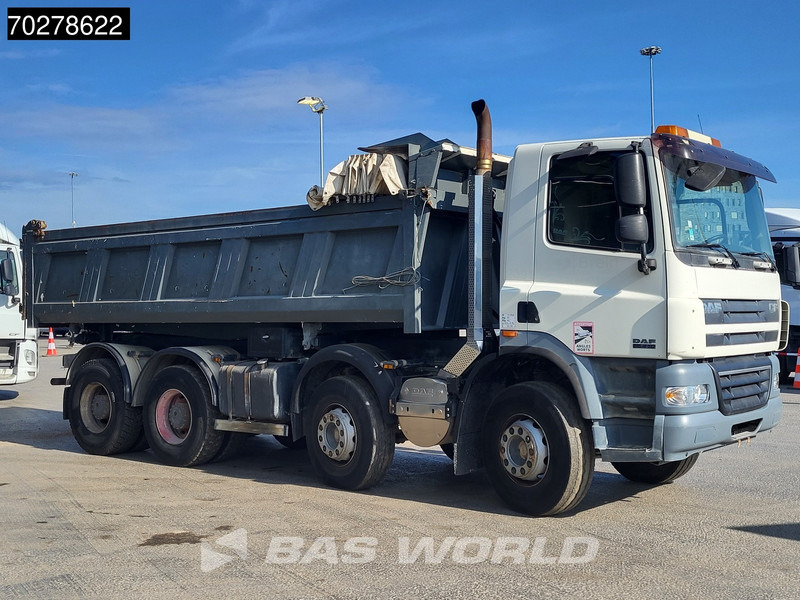 DAF CF85.410 8X4 13m3 Meiller 2-side tipper Big-Axle steel suspension Automatic Euro 4 - Damperli kamyon: fotoğraf 3 DAF CF85.410 8X4 13m3 Meiller 2-side tipper Big-Axle steel suspension Automatic Euro 4 - Damperli kamyon: fotoğraf 3