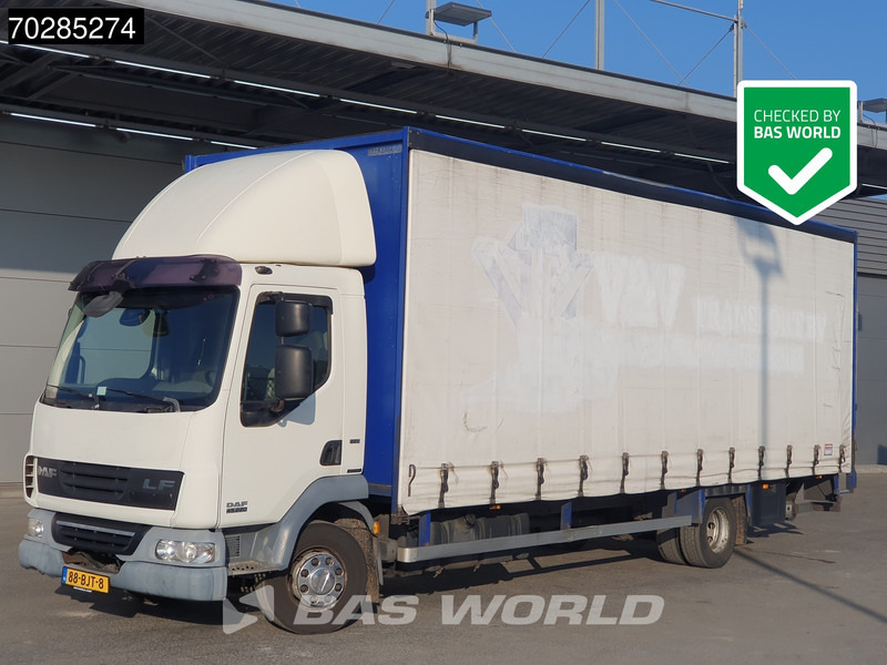 DAF LF45.220 LF 4X2 12tons NL-Truck Automatic 1500kg Ladebordwand EEV - Tenteli kamyon: fotoğraf 1 DAF LF45.220 LF 4X2 12tons NL-Truck Automatic 1500kg Ladebordwand EEV - Tenteli kamyon: fotoğraf 1