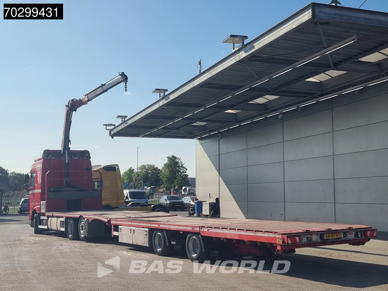 DAF XF 440 6X2 NL-combi Transporter HMF 900-K2 Kran Winch Lift-Lenkachse Euro 6 - Sal/ Açık kasa kamyon, Vinçli kamyon: fotoğraf 2 DAF XF 440 6X2 NL-combi Transporter HMF 900-K2 Kran Winch Lift-Lenkachse Euro 6 - Sal/ Açık kasa kamyon, Vinçli kamyon: fotoğraf 2