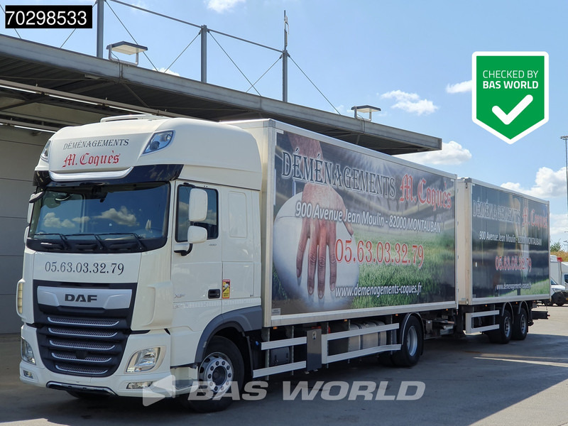 DAF XF 480 4X2 NL Combi 1500kg Ladebordwand Retarder Standklima Automatic ACC Euro 6 - Kapalı kasa kamyon: fotoğraf 1 DAF XF 480 4X2 NL Combi 1500kg Ladebordwand Retarder Standklima Automatic ACC Euro 6 - Kapalı kasa kamyon: fotoğraf 1
