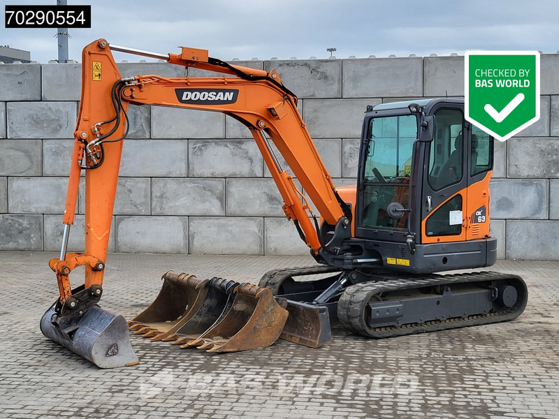Doosan DX63-3 - Mini ekskavatör: fotoğraf 1 Doosan DX63-3 - Mini ekskavatör: fotoğraf 1