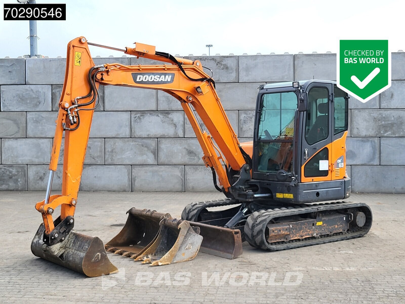 Doosan DX63-3 - Mini ekskavatör: fotoğraf 1 Doosan DX63-3 - Mini ekskavatör: fotoğraf 1