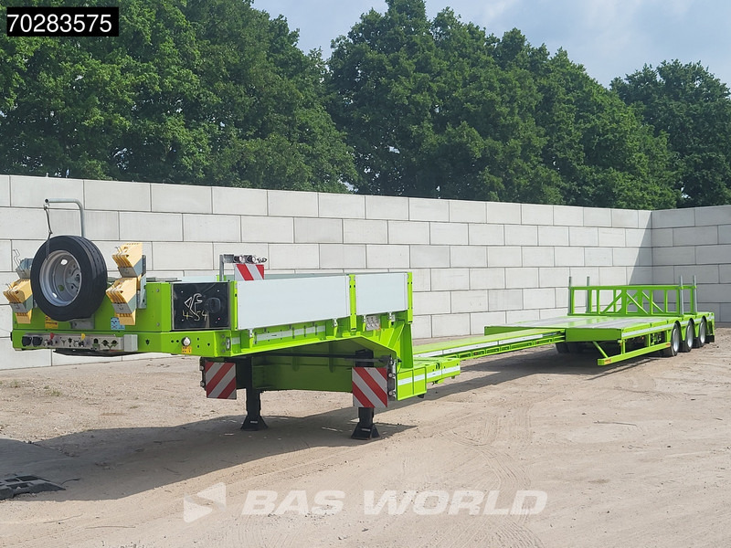 Faymonville F-S43-1AAF 3 axles Extendable Twistlocks 3x Hydraulic Steering Galvanised - Alçak çerçeveli platform dorse: fotoğraf 2 Faymonville F-S43-1AAF 3 axles Extendable Twistlocks 3x Hydraulic Steering Galvanised - Alçak çerçeveli platform dorse: fotoğraf 2