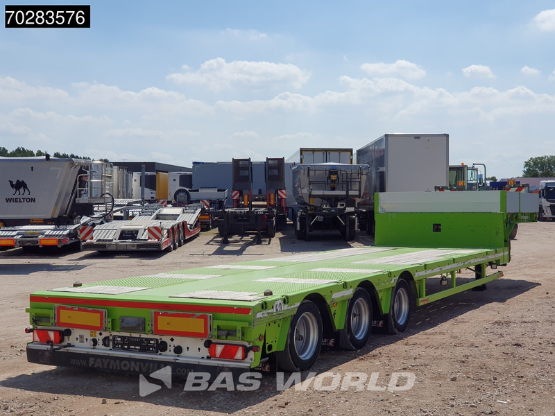 Faymonville F-S43-1AAF 3 axles Extendable Twistlocks 3x Hydraulic Steering Galvanised - Alçak çerçeveli platform dorse: fotoğraf 5 Faymonville F-S43-1AAF 3 axles Extendable Twistlocks 3x Hydraulic Steering Galvanised - Alçak çerçeveli platform dorse: fotoğraf 5
