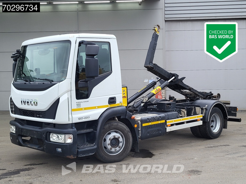 Iveco Eurocargo 120-220 4X2 12tonner HYVA 06-37-S Hooklift Manual ACC Euro 6 - Kancalı yükleyici kamyon: fotoğraf 1 Iveco Eurocargo 120-220 4X2 12tonner HYVA 06-37-S Hooklift Manual ACC Euro 6 - Kancalı yükleyici kamyon: fotoğraf 1