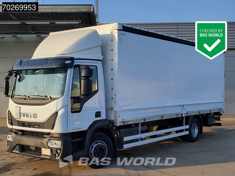 Iveco Eurocargo 140E280 4X2 LOW Mileage! 14tonner Ladebordwand ACC Euro 6 - Tenteli kamyon: fotoğraf 1 Iveco Eurocargo 140E280 4X2 LOW Mileage! 14tonner Ladebordwand ACC Euro 6 - Tenteli kamyon: fotoğraf 1