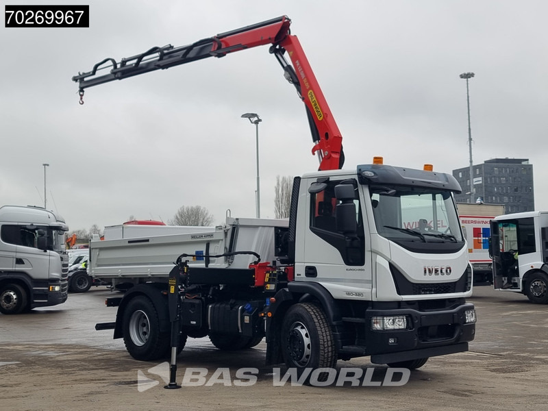 Iveco Eurocargo 180E320 4X2 Steelsuspension 3-Seiten Palfinger PK12.501 Euro 6 - Damperli kamyon, Vinçli kamyon: fotoğraf 3 Iveco Eurocargo 180E320 4X2 Steelsuspension 3-Seiten Palfinger PK12.501 Euro 6 - Damperli kamyon, Vinçli kamyon: fotoğraf 3