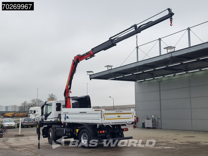 Iveco Eurocargo 180E320 4X2 Steelsuspension 3-Seiten Palfinger PK12.501 Euro 6 - Damperli kamyon, Vinçli kamyon: fotoğraf 2 Iveco Eurocargo 180E320 4X2 Steelsuspension 3-Seiten Palfinger PK12.501 Euro 6 - Damperli kamyon, Vinçli kamyon: fotoğraf 2