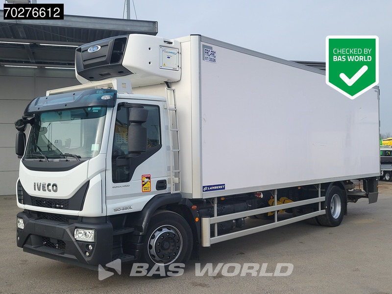 Iveco Eurocargo 190EL280 4X2 ATP Valid - 19tonner Carrier 1150 MT cooler Ladebordwand FRC Euro 6 - Refrijeratör kamyon: fotoğraf 1 Iveco Eurocargo 190EL280 4X2 ATP Valid - 19tonner Carrier 1150 MT cooler Ladebordwand FRC Euro 6 - Refrijeratör kamyon: fotoğraf 1