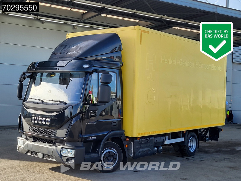 Iveco Eurocargo 75E160 4X2 7.5tonner Automatic 1000kg Ladebordwand Euro 6 - Kapalı kasa kamyon: fotoğraf 1 Iveco Eurocargo 75E160 4X2 7.5tonner Automatic 1000kg Ladebordwand Euro 6 - Kapalı kasa kamyon: fotoğraf 1