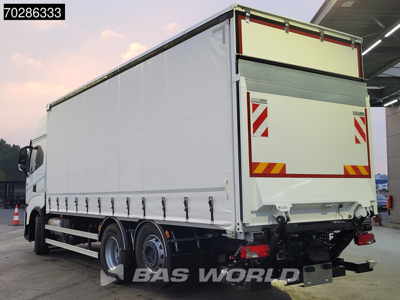 Iveco S-Way 490 6X2 NEW! 2000kg Ladebordwand Retarder Automatic Navi ACC Standklima - Tenteli kamyon: fotoğraf 2 Iveco S-Way 490 6X2 NEW! 2000kg Ladebordwand Retarder Automatic Navi ACC Standklima - Tenteli kamyon: fotoğraf 2