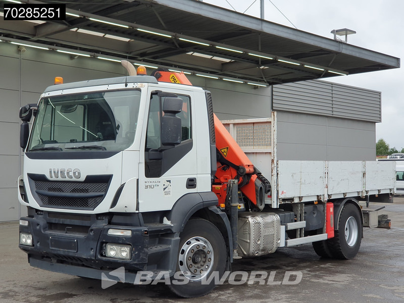 Iveco Stralis 310 4X2 Palfinger PK14002EH kran Crane Steelsuspension Automatic Euro 6 - Sal/ Açık kasa kamyon, Vinçli kamyon: fotoğraf 5 Iveco Stralis 310 4X2 Palfinger PK14002EH kran Crane Steelsuspension Automatic Euro 6 - Sal/ Açık kasa kamyon, Vinçli kamyon: fotoğraf 5
