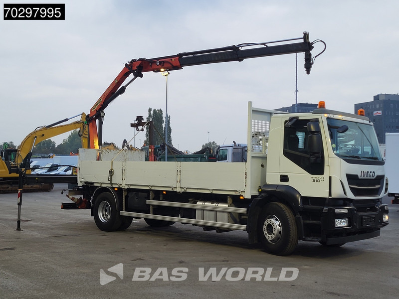 Iveco Stralis 310 Stralis 4X2 Palfinger PK12002 Crane Kran rotator Steelsuspension Automatic Euro 6 - Sal/ Açık kasa kamyon, Vinçli kamyon: fotoğraf 3 Iveco Stralis 310 Stralis 4X2 Palfinger PK12002 Crane Kran rotator Steelsuspension Automatic Euro 6 - Sal/ Açık kasa kamyon, Vinçli kamyon: fotoğraf 3