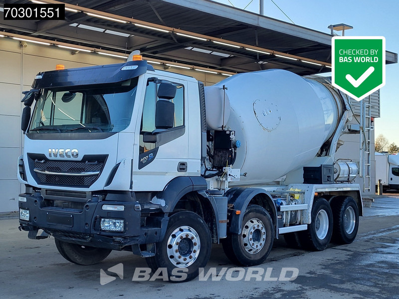 Iveco Stralis 400 8X4 9m3 Stetter mixer Steelsuspension Big-Axle Automatic Euro 6 - Transmikser: fotoğraf 1 Iveco Stralis 400 8X4 9m3 Stetter mixer Steelsuspension Big-Axle Automatic Euro 6 - Transmikser: fotoğraf 1