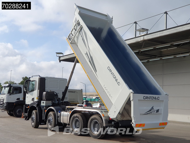 Iveco T-Way 450 8X4 NEW! 20m3 Cantoni tipper Steelsuspension Big-Axle Automatic Euro 6 - Damperli kamyon: fotoğraf 2 Iveco T-Way 450 8X4 NEW! 20m3 Cantoni tipper Steelsuspension Big-Axle Automatic Euro 6 - Damperli kamyon: fotoğraf 2