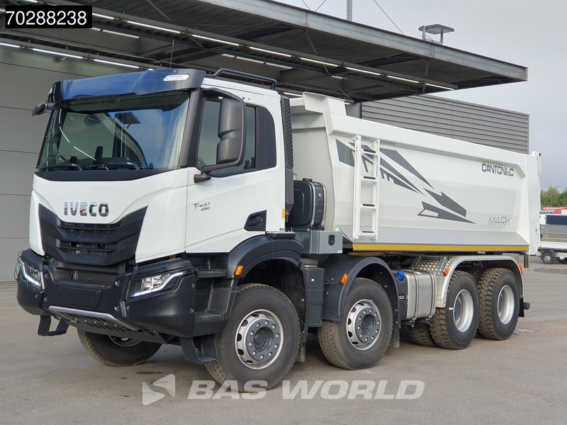 Iveco T-Way 450 8X4 New! 20m3 Cantoni Tipper Steelsuspension Big-Axle Euro 6 - Damperli kamyon: fotoğraf 5 Iveco T-Way 450 8X4 New! 20m3 Cantoni Tipper Steelsuspension Big-Axle Euro 6 - Damperli kamyon: fotoğraf 5