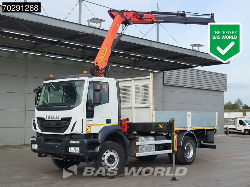 Iveco Trakker 310 4X2 Palfinger PK14002 EH Crane Kran Rotator Steelsuspension Big-Axle Manual Euro 6 - Sal/ Açık kasa kamyon, Vinçli kamyon: fotoğraf 1 Iveco Trakker 310 4X2 Palfinger PK14002 EH Crane Kran Rotator Steelsuspension Big-Axle Manual Euro 6 - Sal/ Açık kasa kamyon, Vinçli kamyon: fotoğraf 1