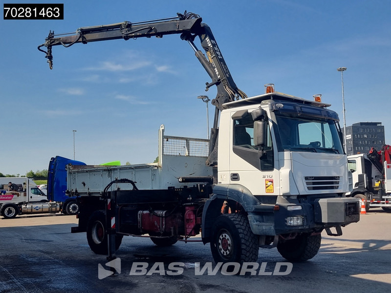 Iveco Trakker 310 4X4 Atlas 145.2-A2 Kran Crane 4x4 Big axle 6m3 3 sided tipper Euro 4 - Damperli kamyon, Vinçli kamyon: fotoğraf 3 Iveco Trakker 310 4X4 Atlas 145.2-A2 Kran Crane 4x4 Big axle 6m3 3 sided tipper Euro 4 - Damperli kamyon, Vinçli kamyon: fotoğraf 3