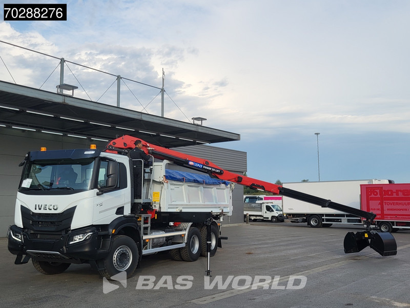 Iveco X-Way 480 6X4 NEW! HMF 2243Z-RCS Z-Crane kran 12m3 KH-Kipper Retarder Big-Axle - Damperli kamyon, Vinçli kamyon: fotoğraf 5 Iveco X-Way 480 6X4 NEW! HMF 2243Z-RCS Z-Crane kran 12m3 KH-Kipper Retarder Big-Axle - Damperli kamyon, Vinçli kamyon: fotoğraf 5