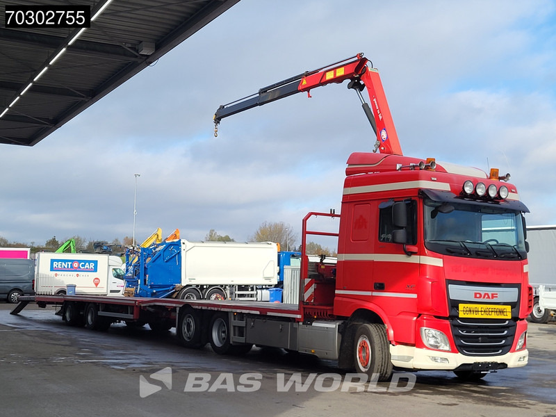 DAF XF 440 XF 6X2 NL-Truck Transporter APK HMF 900-K2 crane Winch Lift-Lenkachse Euro 6 - Kamyon, Vinçli kamyon: fotoğraf 2 DAF XF 440 XF 6X2 NL-Truck Transporter APK HMF 900-K2 crane Winch Lift-Lenkachse Euro 6 - Kamyon, Vinçli kamyon: fotoğraf 2