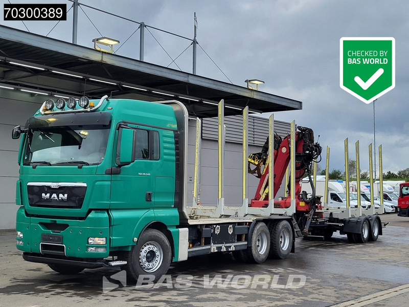 MAN TGX 26.540 6X4 TAJFUN L150Z.96 woodcrane Holztransport Manual Retarder Euro 5 - Kamyon, Vinçli kamyon: fotoğraf 1 MAN TGX 26.540 6X4 TAJFUN L150Z.96 woodcrane Holztransport Manual Retarder Euro 5 - Kamyon, Vinçli kamyon: fotoğraf 1