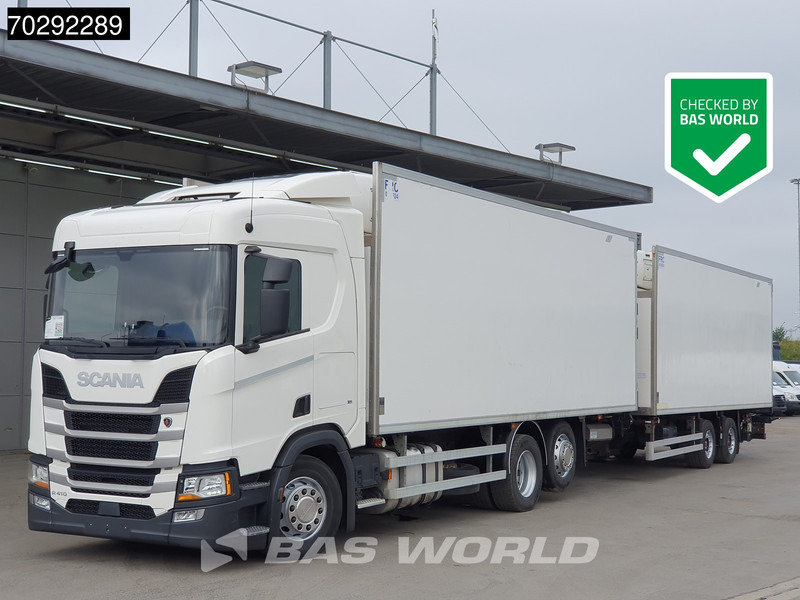 Scania R410 6X2 Carrier Supra 1250 MT Retarder Lamberet Liftachse ACC Euro 6 - Kamyon: fotoğraf 1 Scania R410 6X2 Carrier Supra 1250 MT Retarder Lamberet Liftachse ACC Euro 6 - Kamyon: fotoğraf 1