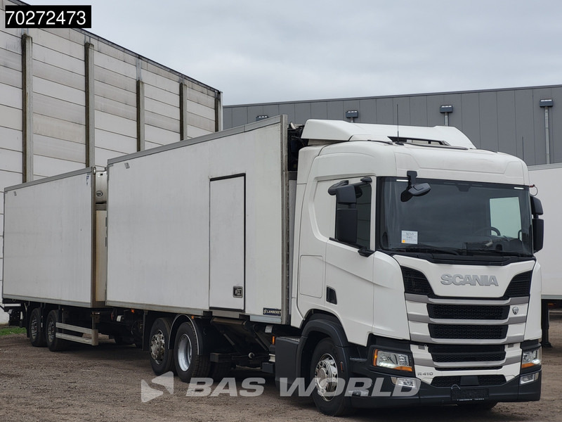 Scania R410 6X2 Refrigerated Combi Lamberet Carrier Retarder Euro 6 - Kamyon: fotoğraf 3 Scania R410 6X2 Refrigerated Combi Lamberet Carrier Retarder Euro 6 - Kamyon: fotoğraf 3