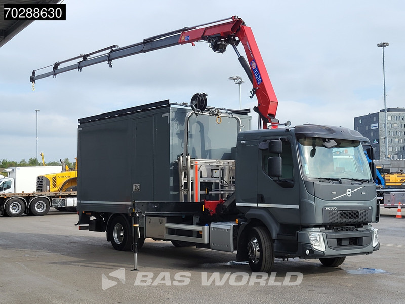 Volvo FL 250 4X2 Mobile workshop HMF 1320K-RCS Crane manbasket 2000kg Ladebordwand - Kamyon, Vinçli kamyon: fotoğraf 3 Volvo FL 250 4X2 Mobile workshop HMF 1320K-RCS Crane manbasket 2000kg Ladebordwand - Kamyon, Vinçli kamyon: fotoğraf 3