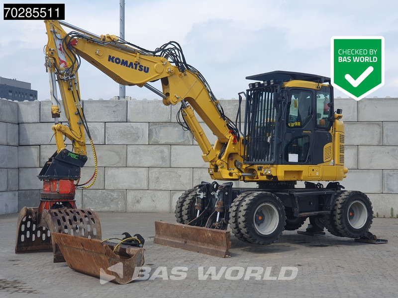 Komatsu PW118 MR -11 - Tekerlekli ekskavatör: fotoğraf 1 Komatsu PW118 MR -11 - Tekerlekli ekskavatör: fotoğraf 1