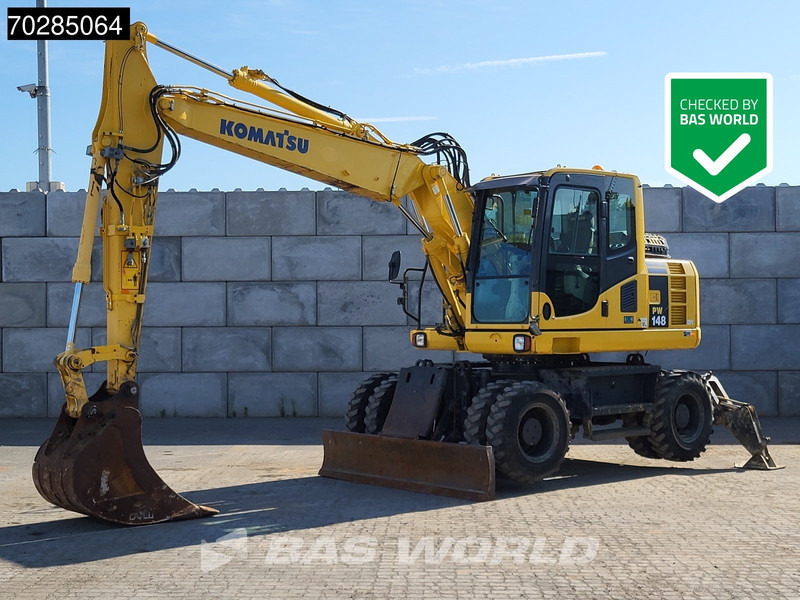 Komatsu PW148 -8 - Tekerlekli ekskavatör: fotoğraf 1 Komatsu PW148 -8 - Tekerlekli ekskavatör: fotoğraf 1