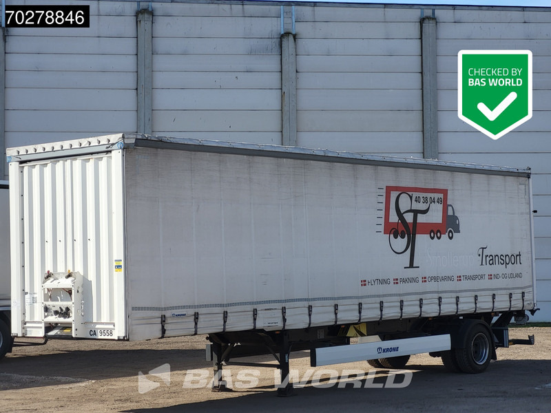 Krone SE City Steering Axle Tailgate LBW - Tenteli dorse: fotoğraf 1 Krone SE City Steering Axle Tailgate LBW - Tenteli dorse: fotoğraf 1
