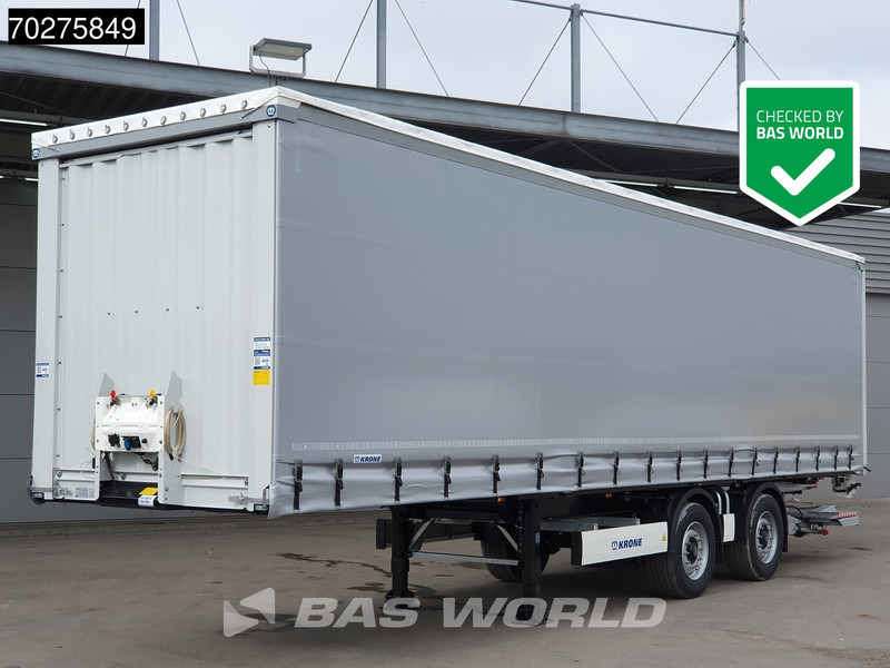 Krone SZ NEW Tailgate City Lift + Lenkachse LBW Ladebordwand - Tenteli dorse: fotoğraf 1 Krone SZ NEW Tailgate City Lift + Lenkachse LBW Ladebordwand - Tenteli dorse: fotoğraf 1
