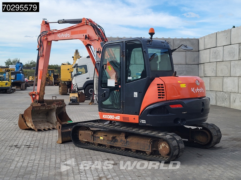 Kubota KX080-4a - Mini ekskavatör: fotoğraf 5 Kubota KX080-4a - Mini ekskavatör: fotoğraf 5