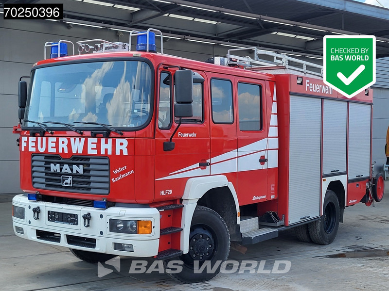 MAN TGA 14.284 4X4 4x4 Manual Schlingmann LF16/12 pump Feuerwehr Steelsuspension Euro 2 - İtfaiye aracı: fotoğraf 1 MAN TGA 14.284 4X4 4x4 Manual Schlingmann LF16/12 pump Feuerwehr Steelsuspension Euro 2 - İtfaiye aracı: fotoğraf 1