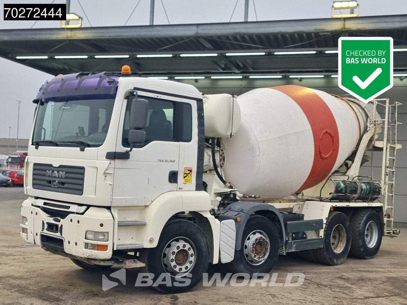 MAN TGA 32.360 8X4 Stetter 9m3 Steelsuspension Euro 4 - Transmikser: fotoğraf 1 MAN TGA 32.360 8X4 Stetter 9m3 Steelsuspension Euro 4 - Transmikser: fotoğraf 1