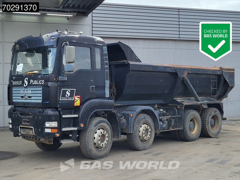 MAN TGA 35.480 8X4 BROKEN ENGINE! 16m3 tipper Steel suspension Manual Retarder Euro 2 - Damperli kamyon: fotoğraf 2 MAN TGA 35.480 8X4 BROKEN ENGINE! 16m3 tipper Steel suspension Manual Retarder Euro 2 - Damperli kamyon: fotoğraf 2