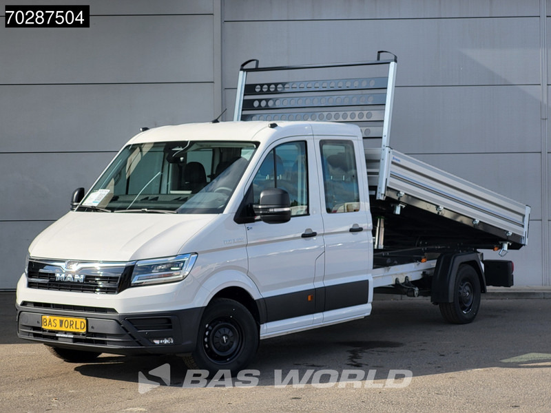 MAN TGE 3.180 Drie-Zijdige Automaat Kipper 2025-Facelift 180PK Trekhaak LED Airco Cruise Navi Euro6 Kipper Tipper Benne Kieper 3m3 A/C Towbar - Damperli kamyonet: fotoğraf 3 MAN TGE 3.180 Drie-Zijdige Automaat Kipper 2025-Facelift 180PK Trekhaak LED Airco Cruise Navi Euro6 Kipper Tipper Benne Kieper 3m3 A/C Towbar - Damperli kamyonet: fotoğraf 3