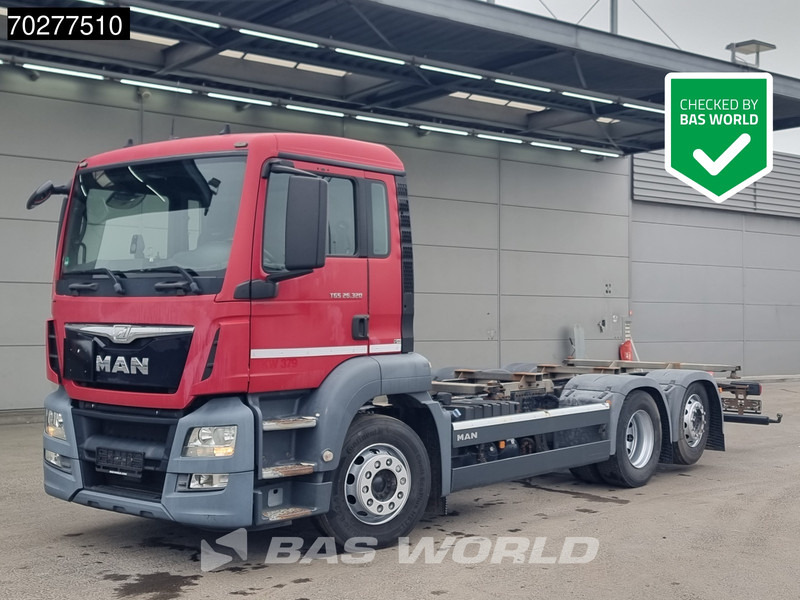 MAN TGS 26.320 6X2 BDF ADR Lift+lenkasche Automatic Euro 6 - Konteynır taşıyıcı/ Yedek karoser kamyon: fotoğraf 1 MAN TGS 26.320 6X2 BDF ADR Lift+lenkasche Automatic Euro 6 - Konteynır taşıyıcı/ Yedek karoser kamyon: fotoğraf 1